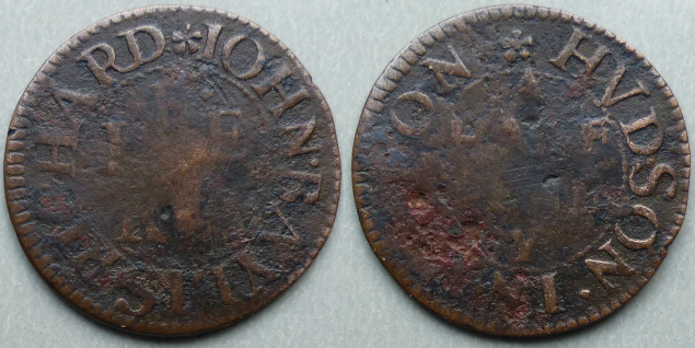 Upton-on-Severn, Iohn Baylis, Richard Hudson halfpenny